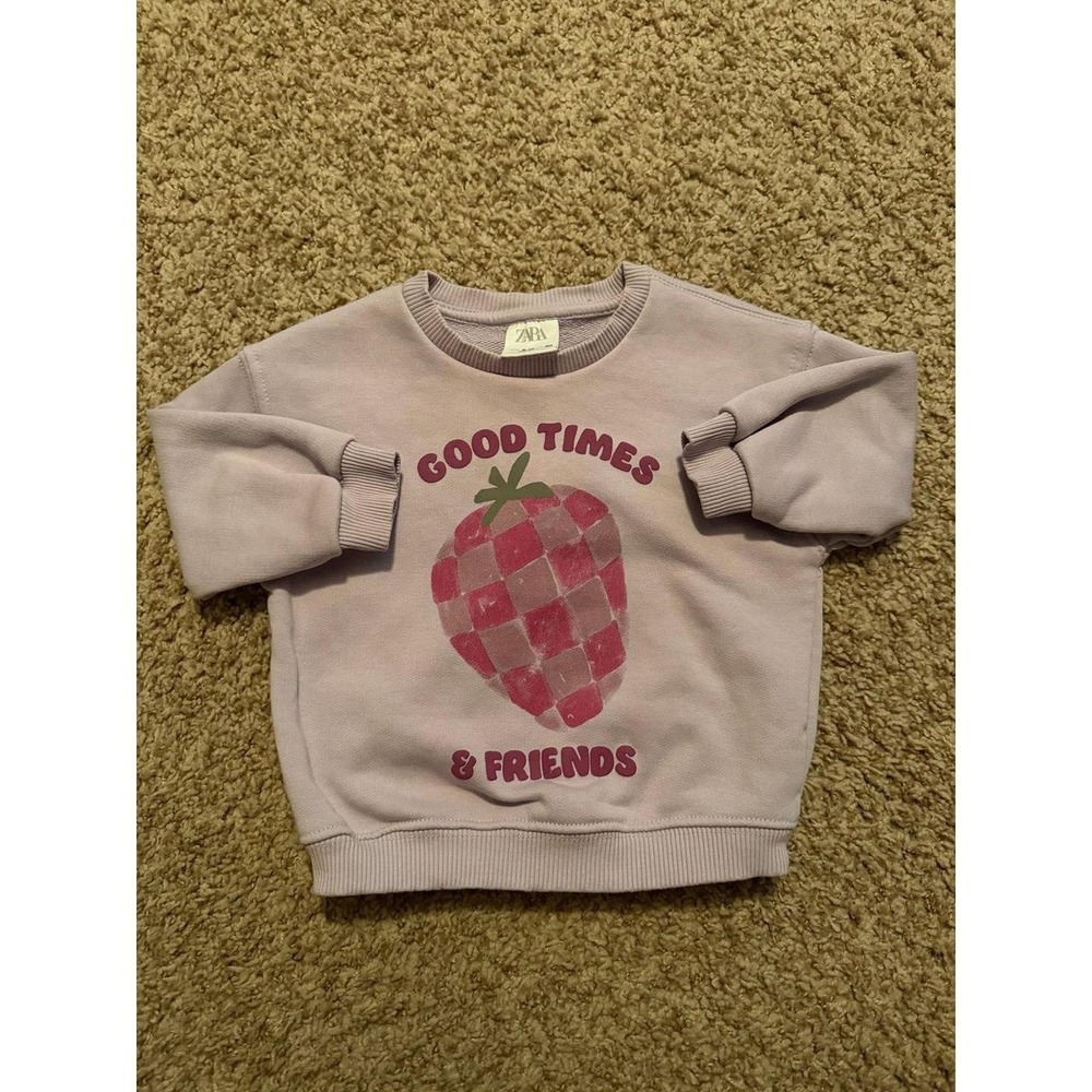 Zara Raspberry crew 9-12 month